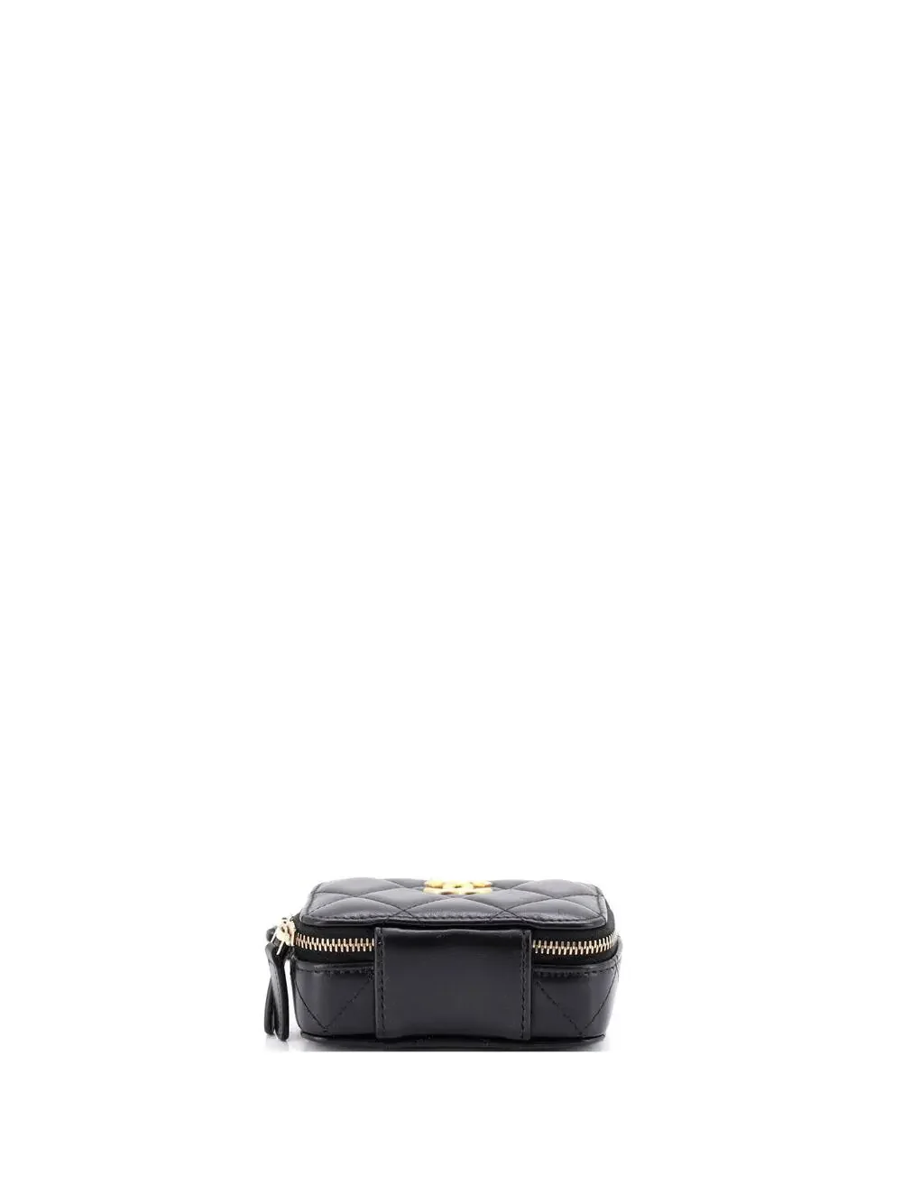 Chanel Lacquered Metal Cc Zip Around #239531C22B